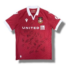 Signed WREXHAM 2024/25 Football Home Shirt Memorabilia - COA & Photo Proof picture