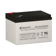 Long Way LW-6FM10D 12 Volt 12 Amp Hour SLA Battery Replacement By SigmasTek picture