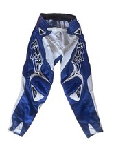 Vintage 1998 Fox Racing360 Motocross Pants BlueWhite NWOT Mens Waist32 90’sEra picture