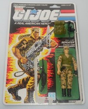 Vintage 1988 Repeater G.I. GI Joe v1 100% Complete Figure Card 3.75 ARAH Lot 80s picture