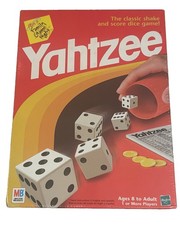 Vintage 1982 Milton Bradley Yahtzee Board Game, MISSING RED/YEL CHIPS picture
