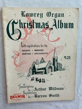 VTG 1958 Lowrey Organ Christmas Album Songbook picture