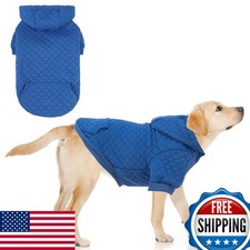KOOLTAIL Dog Hoodie Blue M-L for Small Medium Large Dogs Bulldog Pitbull Puppy picture