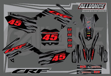 Graphics Kit for Honda CRF250R (2010-2013) & CRF450R (2009-2012) MEYHAM R SERIES picture