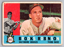 1960 TOPPS #28 BROOKS ROBINSON BALTIMORE ORIOLES picture