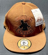 J.C. Freeman Replica Brooklyn Brown Bombers 7 Wool Fitted NWT Negro Leagues picture
