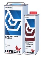 UTECH AkzoNobel U-TECH 4.0 Select Clear Coat Slow Hardener TWO 1.25 Gallon Kits picture