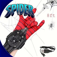 Spider Web Shooter 8ft USB Real Web Slinger and Launcher Toy for Superhero Fans picture