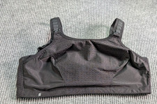 Glamorise Custom Control Sports Wire-Free Black Bra Magic Lift Design 44DD  picture