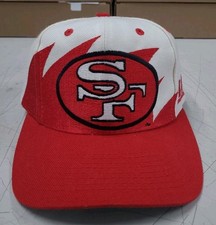 Vintage Logo Athletic San Francisco 49ers Sharktooth Snapback Hat picture