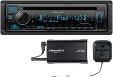 KENWOOD KDC-BT35 CD Car Stereo w/ Bluetooth, USB , Alexa, + SIRIUS-XM SXV300V1 picture