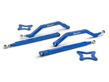 SuperATV High Clearance Boxed Rear Radius Arms for Polaris RZR XP 1000 - Blue picture