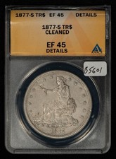 1877-S $1 Silver Trade Dollar - San Francisco - ANACS XF Dets - SKU-B5601 picture