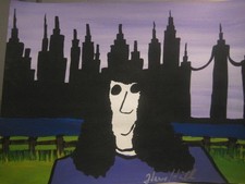 HENRY HILL PAINTING GOODFELLA GANGSTERS GET HOWARD STERN picture