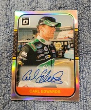 K) 2020 Panini Donruss Optic Racing NASCAR Autograph 99/99 Carl Edwards #88 picture