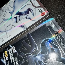 Pokemon TCG Reshiram 113/114 & Zekrom 114/114 Black and White Holo Card Full Art picture