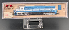 Atlas N EMD SD-60 Diesel Locomotive Demo Blue/White Decoder Ready 49020 - NOS picture