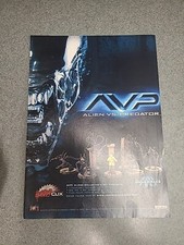 AVP Alien Vs Predator Horror Clix Print Ad 2008 8x11 picture