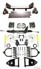 1955 1956 1957 1958 1959 Chevy Truck Mustang 2 IFS Crossmember BLACK CALIPERS picture