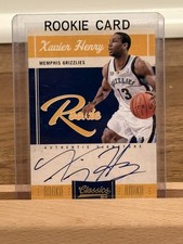 2010-11 Panini Classics - Rookie Signatures Xavier Henry #166 /449 (AU, RC) picture