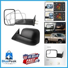 DWVO Towing Mirrors Fit 1994-2001 Ram 1500, 1994-2002 Ram 2500 3500 picture