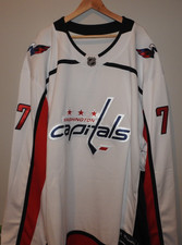 Washington Capitals Fanatics White Breakaway #77 Hockey Jersey New Mens $175 picture
