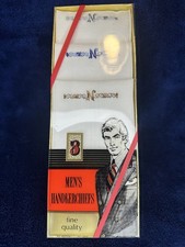 VTG Handkerchiefs 3 pack. New All Cotton From Grants picture