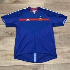 OFFICIAL ADIDAS FRANCE 2004 football SOCCER jersey KIT size XL picture