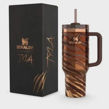 New Stanley X Tyla Tyger Edition Cup Quencher H2.0 Flowstate Tumbler 40 oz... picture