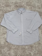 Brooks Brothers Men's XL 1818 Fit Original Polo Shirt Traditional Blue/Blue Logo picture