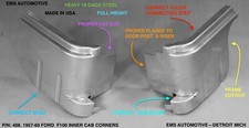 1957 1958 1959 1960 ford f100 truck inner cab corner  #408. PAIR--EMS AUTOMOTIVE picture