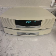 Bose Wave Music System AM/FM Radio & CD Player AWRCC2 w/ 3 CD changer WHITE picture