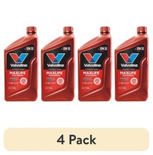 Valvoline MaxLife High Mileage 10W-30 Synthetic Blend Motor Oil 1 Quart - 4 Pack picture