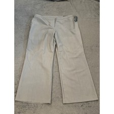 Worthington Woman Modern Fit Trouser Leg Pants Industrial Gray 20W NWT picture