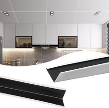 10 Pack 6FT Drop Ceiling Wall Molding,White Galvanized Steel TT20 | Fits 2×2/2×4 picture