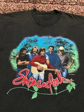 SALE Vtg Shenandoah Tour 1993 Cotton Black Full Size Men Women Shirt picture