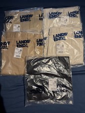 Men's Lands End Comfort Waist Fit Chino Pant 36 x 30 NWT - 5 pairs picture