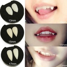 Reusable Vampire Teeth Fangs with Adhesive Adults & Kids Halloween Cosplay USA picture