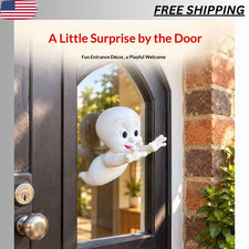 Casper the Friendly Ghost White Plastic Outdoor Window Porch Statue Decor picture