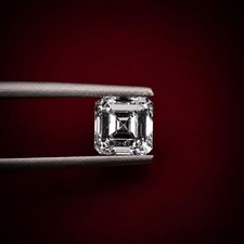0.5to2.0 Ct Asscher Cut IGI Certified Lab Grown CVD Diamond EF Color VS Clarity picture