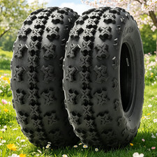 2-Pack 22x7-10 ATV Tires 22x7x10 UTV All Terrain 4PR Heavy Duty 22 7 10 Tubeless picture