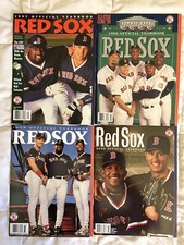 1997-2000 BOSTON RED SOX Official Yearbook Lot NOMAR GARCIAPARRA Pedro MARTINEZ picture