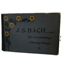 J.S. Bach's 371 vierstimmige Choralgesänge c 1875 HC picture