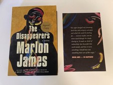Disappearers by Marlon James 2026, HC SIGNED 1st Printing w/Broadside Booker Nom picture