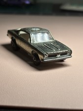 Vintage 1968 Hot Wheels Redline Custom Barracuda US Toned Silver Olive Tone picture