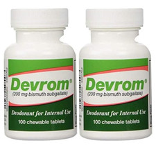 Devrom Tablets (Internal Deoderant)200MG 100chewable Tablets (2) picture