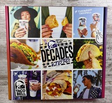 Taco Bell Decades 2016 Box - 1/500 Sweepstakes Full Set - XL Shirt- Hat- Camera picture