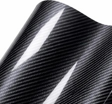 6D Carbon Fiber Vinyl Wrap, 1Ft X 5Ft High Gloss Self-Adhesive Vinyl Film picture