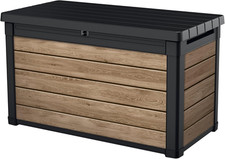 Ashwood 100 Gallon Resin Deck Box Organization and Storage for Patio Furniture O picture