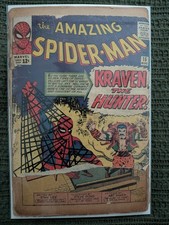 AMAZING SPIDER-MAN Comic Book 1964 First Appearance Kraven the Hunter Marvel #15 picture